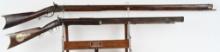 LOT OF 2: ANTIQUE BLACKPOWDER PERCUSSION RIFLES