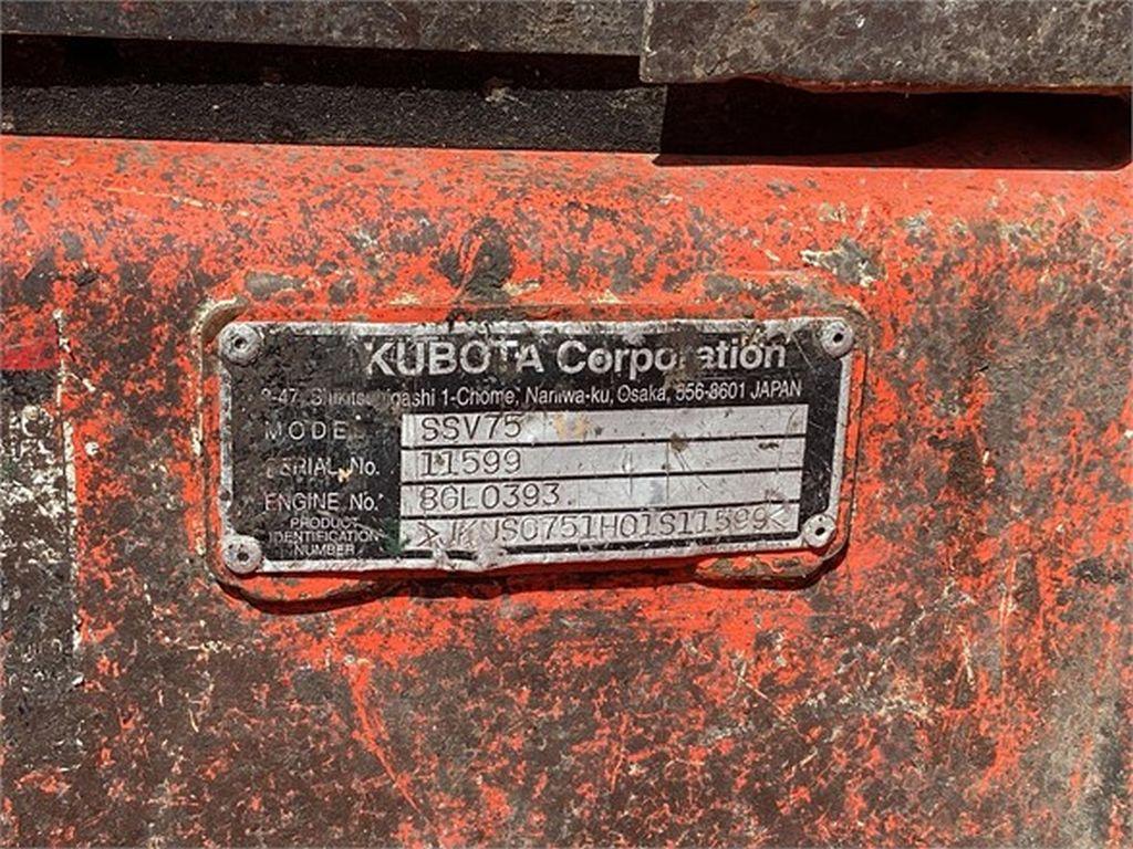 2017 KUBOTA SSV75 SKID STEER LOADER
