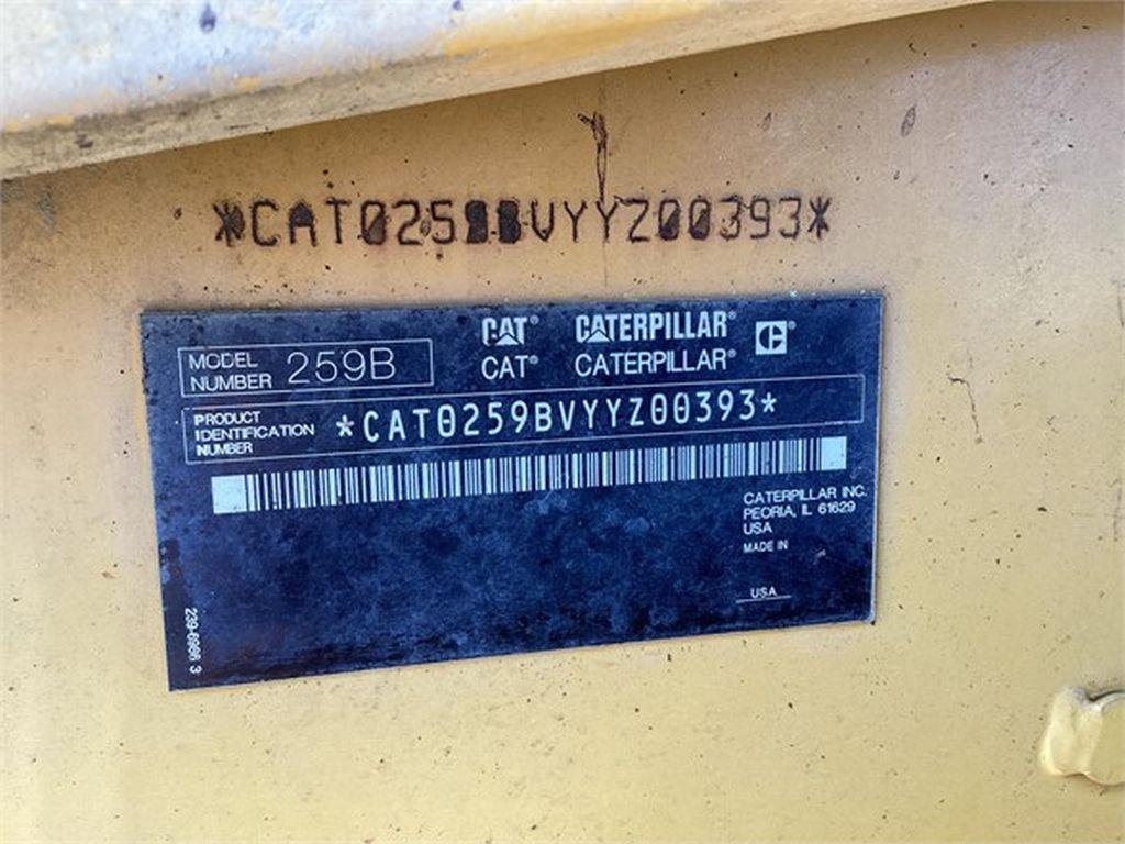 2011 CATERPILLAR 259B3 SKID STEER LOADER