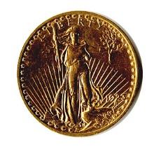 Early Gold Bullion $20 Saint Gaudens Jewelry Grade