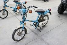 1980 Honda NC50 moped, miles - 1,519  VIN - NC50-2218876