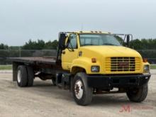 1998 GMC C6500 FLATBED TRUCK