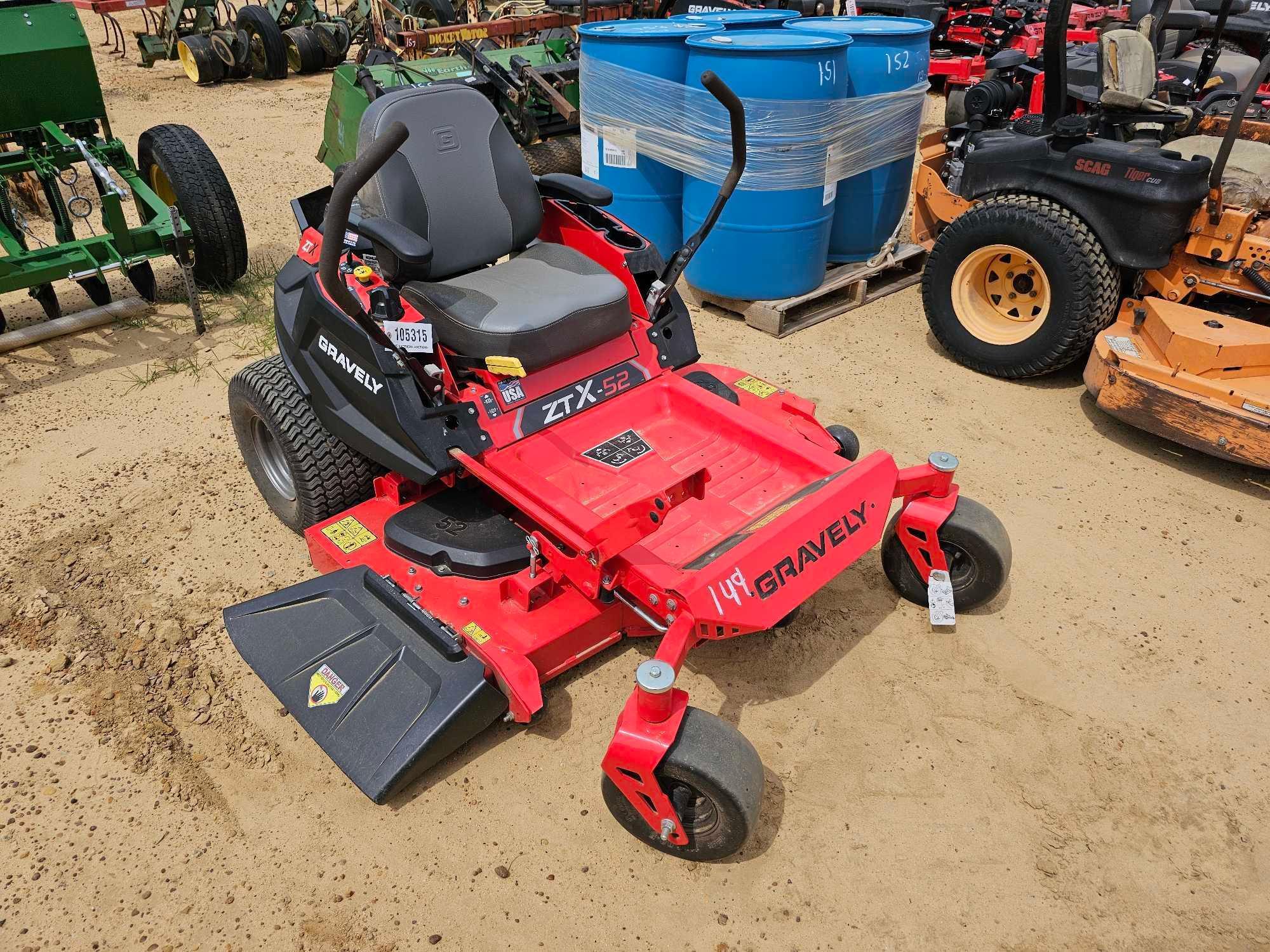 148 - GRAVELY ZTX ZERO TURN MOWER