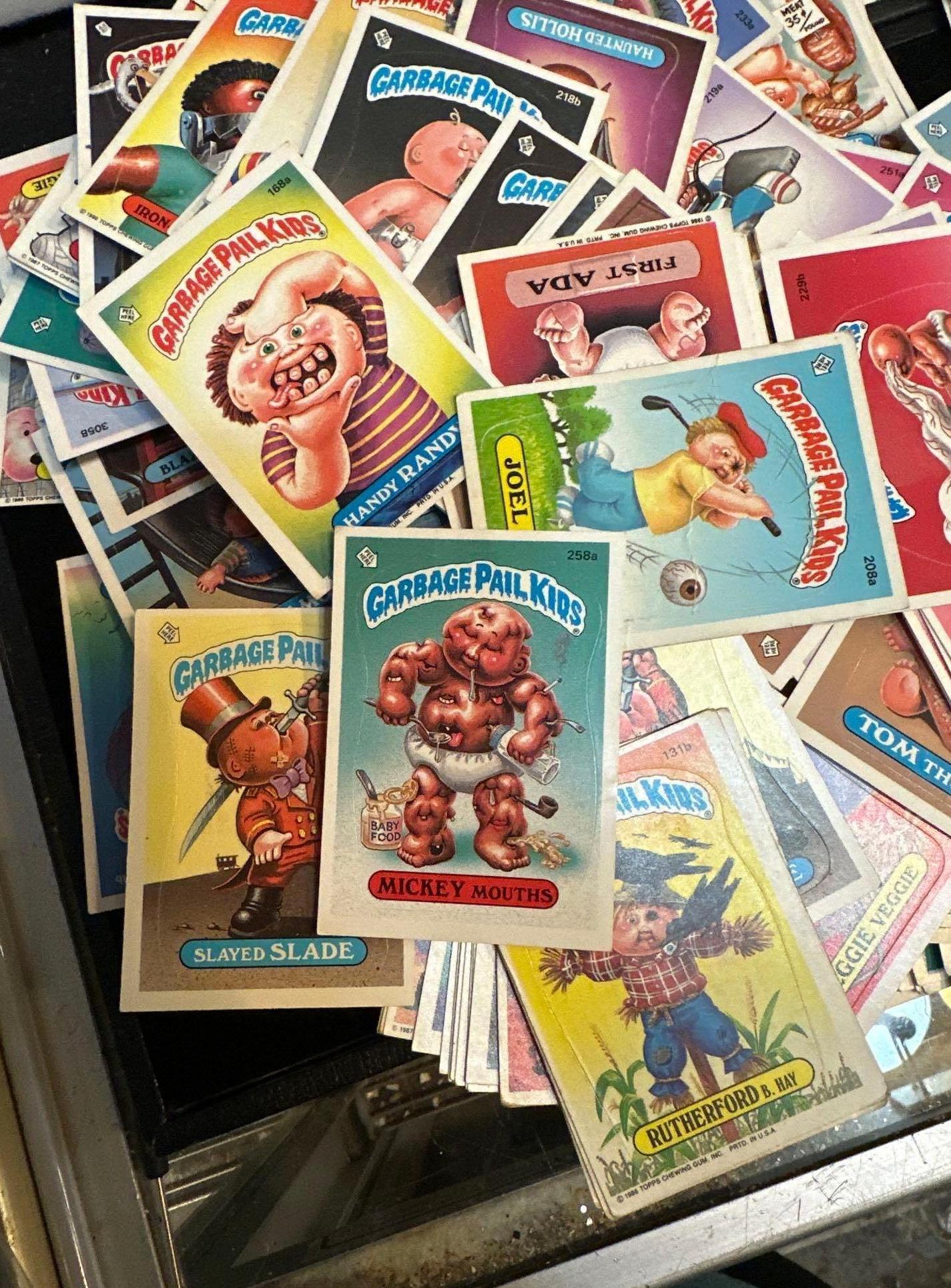 Big Stack of unsearched 1980's Garbage Pail Kids
