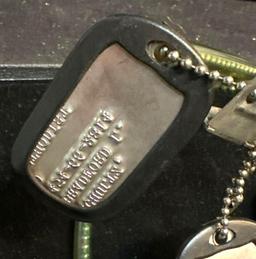 WWII Era USN Padlock- US Military Dog tags w/Can Opener