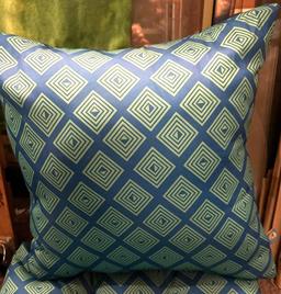 New Duck Cover Patio Chair Cushion 19" and Matching Pillow
