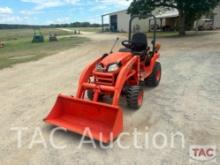 2011 Kubota BX2660 4x4 Compact Tractor W/ Front End Loader