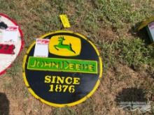 JOHN DEERE METAL SIGN