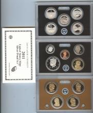 2011-S PROOF SILVER SET