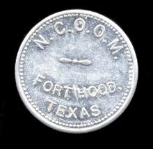 Fort Hood, TX ... NCO Club Token ... Good for 10 Cents