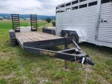 2013 Pequea 1016 Skid Steer Trailer 'NO Title'