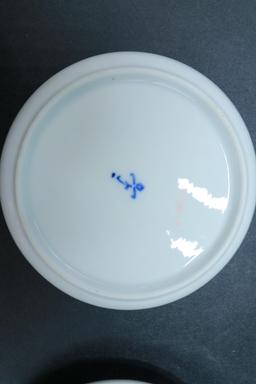 6 Dresden Porcelain Coasters