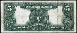 1899 $5 Indian Chief Silver Certificate Note