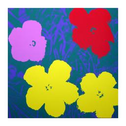 Andy Warhol "Flowers Portfolio" Print Serigraph On Paper