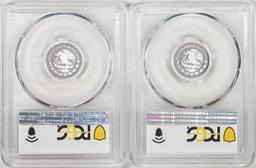 Lot of 2017-2018-Mo Mexico Proof 1/10 oz Silver Libertad Coins PCGS PR69DCAM