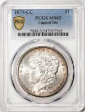 1879-CC Capped Die $1 Morgan Silver Dollar Coin PCGS MS62