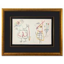 Joan Miro (1893-1983) "M. 1003 from L'enfance d'Ubu" Limited Edition Lithograph
