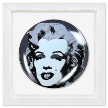 Andy Warhol (1928-1987) "Marilyn (Black)" Framed Limoges Porcelain Plate