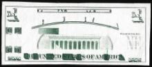 Circa 1970's Lincoln Memorial Giori Test Note