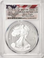 2017-W $1 Proof American Silver Eagle Coin PCGS PR70DCAM WP Mint Hoard