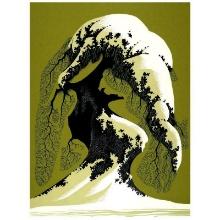 Eyvind Earle (1916-2000) "Snow Laden" Limited Edition Serigraph On Paper