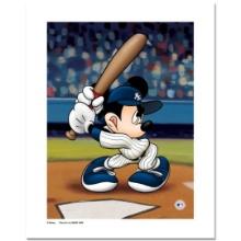 Disney "Mickey at the Plate" Limited Edition Giclee on Paper