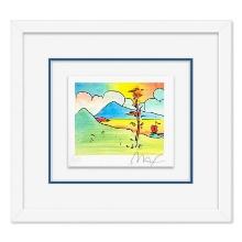 Peter Max "Tree with Sailboat" Limited Edition Lithograph on Paper