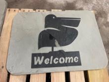''Seagull'' Stone Welcome Stone