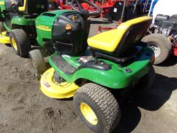 John Deere L110 Automatic with 42'' Deck, 47.5 HP Kohler, Hydro, 279 Hrs. S