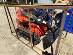 New AGT Industrial LRT23 Mini Skid Loader with 45'' Bucket, Gas