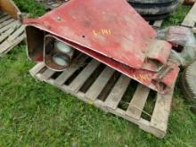 (2) IH Fenders, Have Headlights, Straight, Fair Condition - Show Some Rust