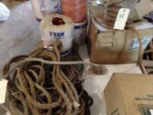 Group of Misc. Nylon, Poly & Other Rope - Spool, Box & Coiled  (85)