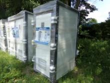 New Bastone Mobile Toilet with Toilet, Sink, Vent Fan, Light, Requires Sewe