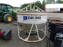 GarBro Concrete Bucket, Model 482-LP, w/Chute