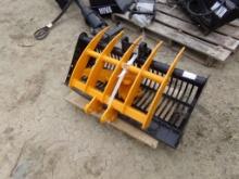 New 3 Pc. Attachment Set - Rake, Ripper Tooth and Screening Bucket