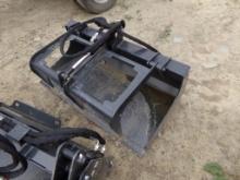 New Wolverine 48'' Hydraulic Grapple Bucket for Skid Steer Loader