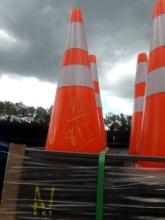 (50) New, Orange, Traffic Cones, (50 X BID PRICE)