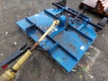 5', Blue, Tow-Behind PTO Brush Hog, ''King Kutter''