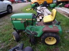 John Deere 318 Riding Mower, No Deck, Gas Engine, 1371 Hours, /n 102690, NE