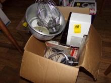 Box With Misc Stand Mixer Parts, Food Processor Parts and Others (Kitchen)