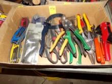 Box of Pliers, Snips, Allen Wrenches