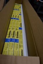 PARTIAL BOX OF WERKER 32W T8 48" FLUORESCENT BULBS