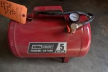 TOOL SHOP FIVE GALLON PORTABLE AIR TANK