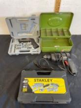 Stanley 72 tooth ratchet & electric drill
