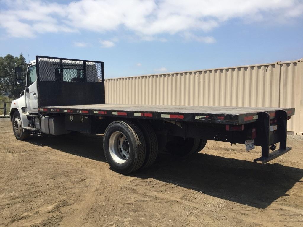 2014 Hino 268 Flatbed Truck,