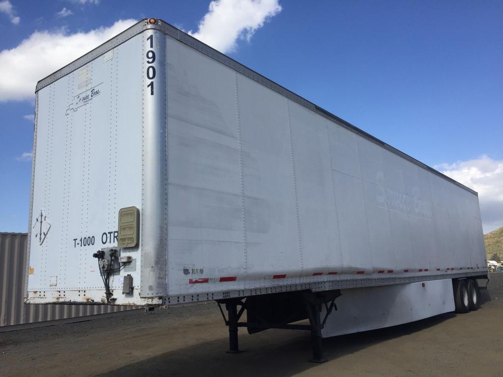 2001 Wabash DVCVHPC Van Trailer,