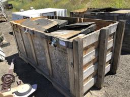 Crate of Heavy Duty Rubber Mats.