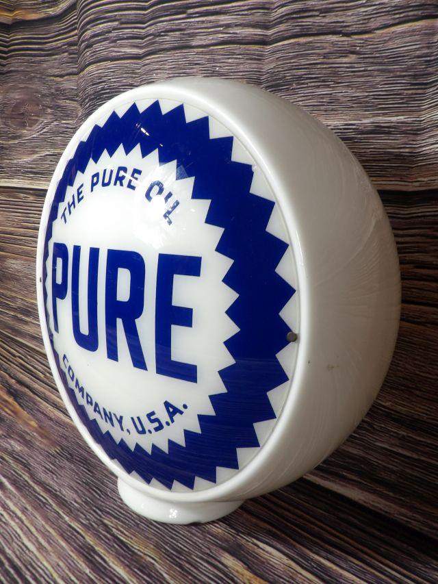 Pure Oil Company Gas Pump Globe- 1 lens