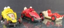 Lot of (3) Go-Kart Toys and Slot Cars
