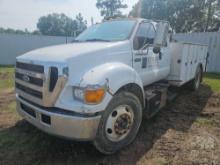 2006 FORD F-650 SD EXTENDED CAB MECHANICS TRUCK VIN: 3FRNX65F06V234546